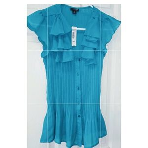 Womens blouse turquoise